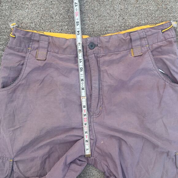 Y2K No Boundaries Swim Trunks Purple Cargo Board Shorts | Size 36 - Picture 5 of 9
